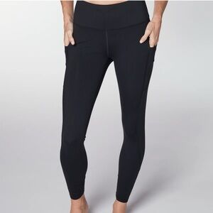 lululemon Women’s athletica Black High-Rise Leggings with Side Pockets Size 6